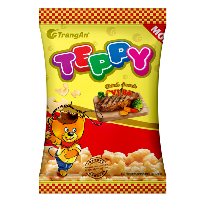 BÁNH SNACK TEPPY BÒ 16g